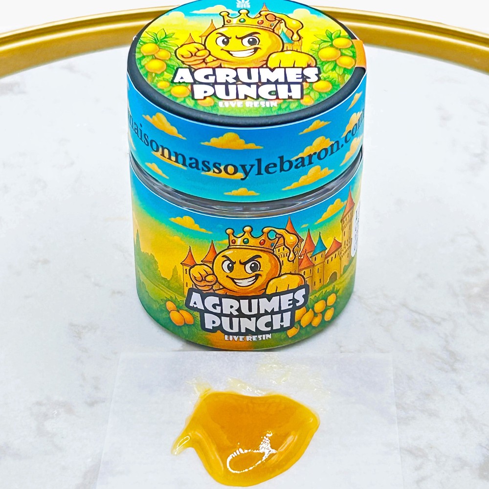 Live Resin Extraction CBD - Agrumes Punch