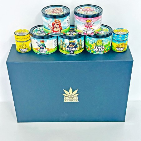 Coffret CBD Luxe All-Stars 5g – Fleurs, Hash & Extractions