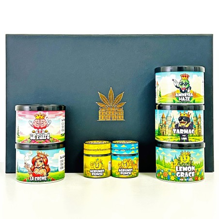 Coffret CBD Luxe All-Stars 5g – Fleurs, Hash & Extractions