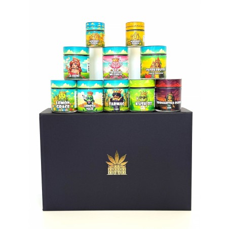 Coffret CBD Luxe All-Stars 5g – Fleurs, Hash & Extractions