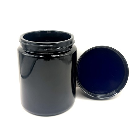 MIRON 250 mL Violetglass | Boîte anti-UV conservation fleurs CBD