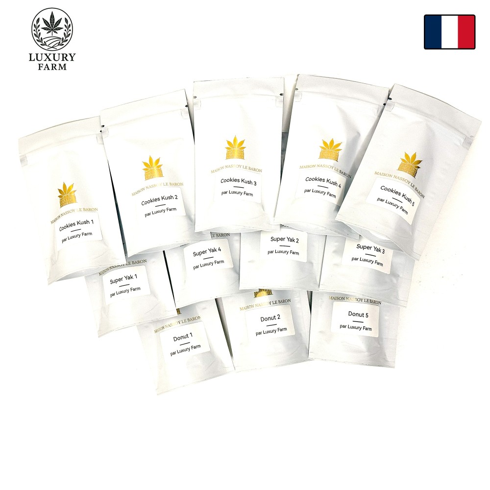 Pack Aventurier LUXURY FARM – 36 g fleurs CBD indoor