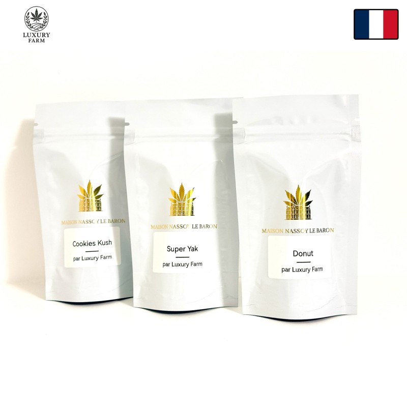 Pack Hunters LUXURY FARM – 6 g fleurs CBD indoor
