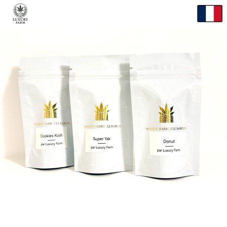 Pack Hunters LUXURY FARM – 6 g fleurs CBD indoor