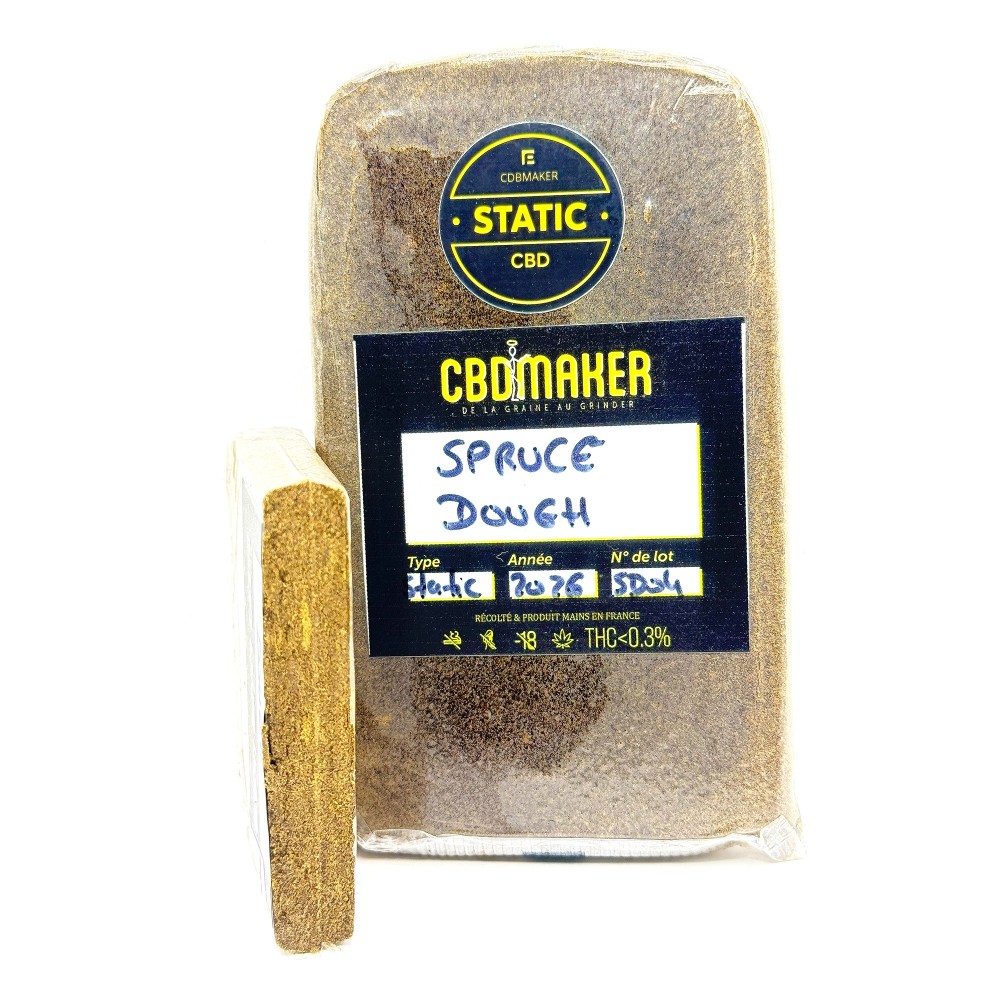 Static Spruce Dough CBD – Static sift 120u par El Professeur