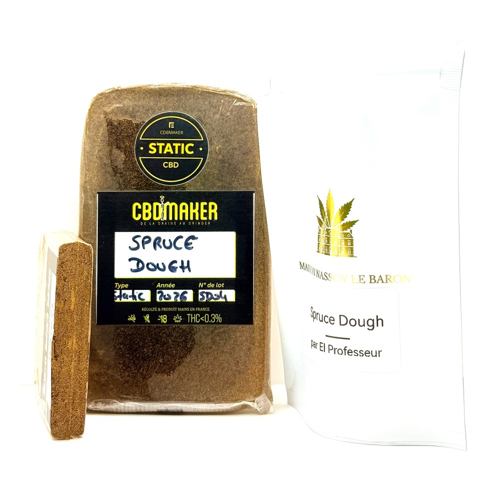 Static Spruce Dough CBD – Static sift 120u par El Professeur
