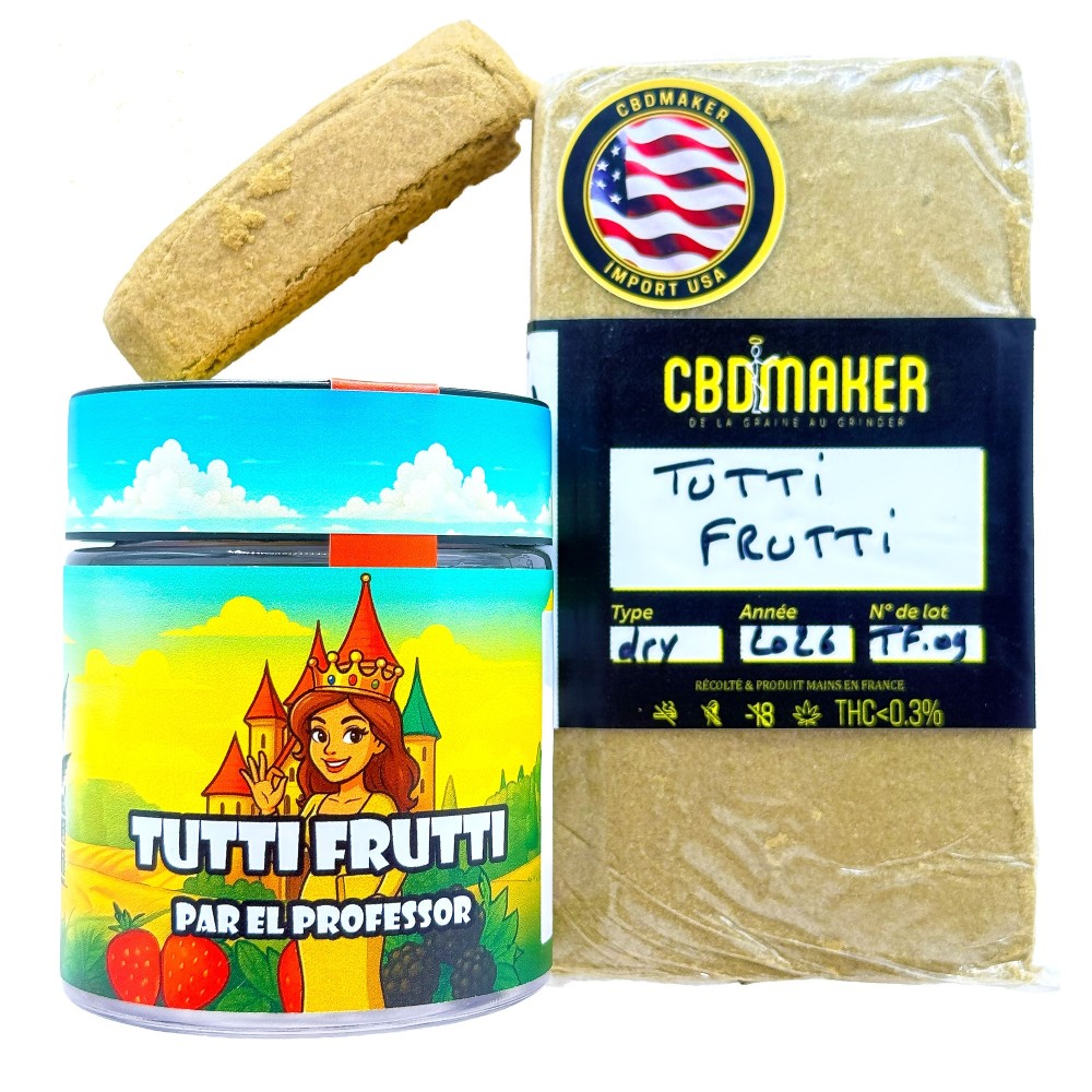 Tutti Frutti Hash CBD – El Professor x CBD Maker | DrySift