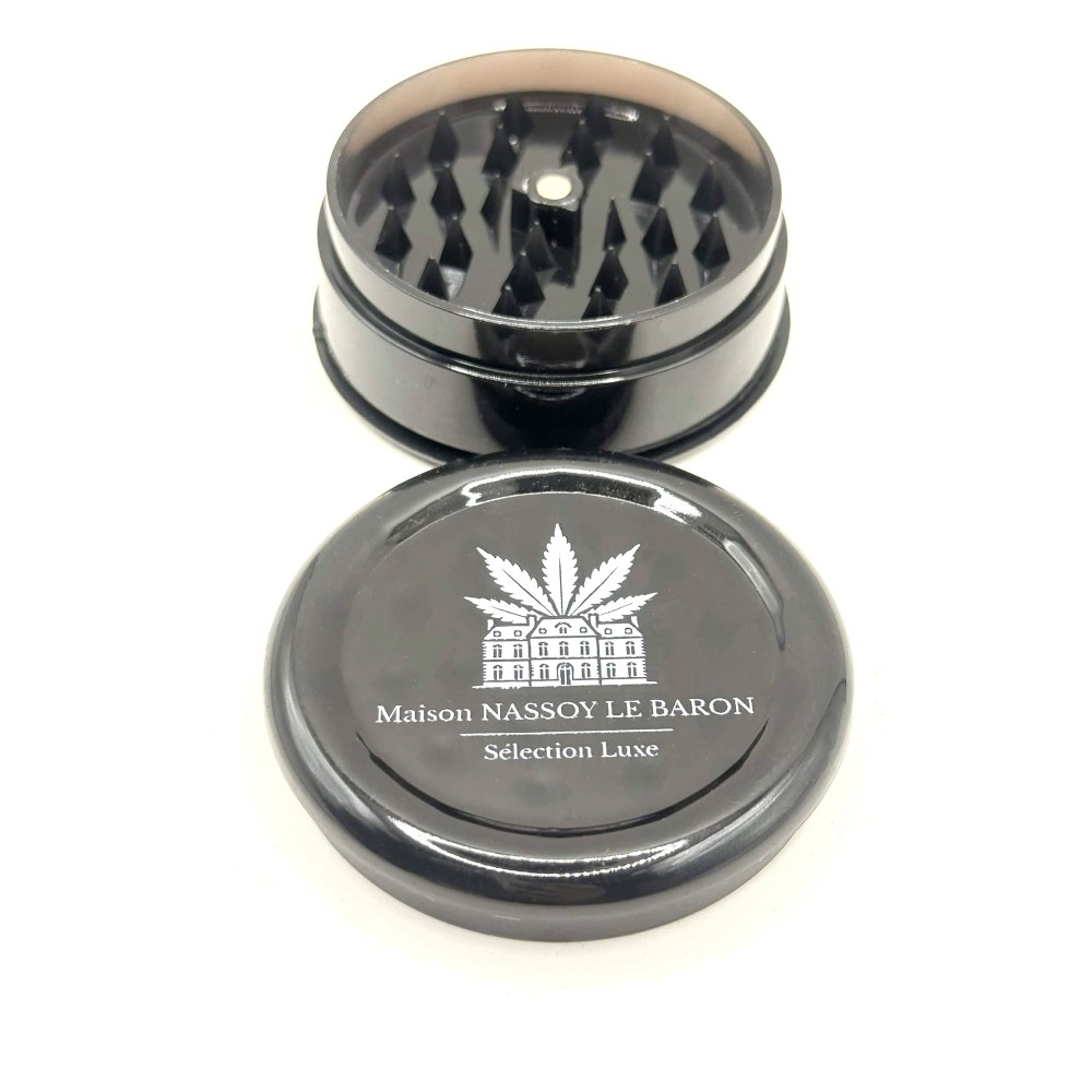 Grinder CBD noir 60 mm | Maison NASSOY-LE BARON