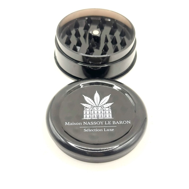 Grinder CBD noir 60 mm | Maison NASSOY-LE BARON