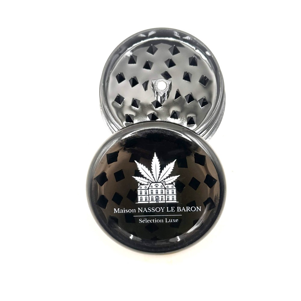 Grinder CBD noir 60 mm | Maison NASSOY-LE BARON