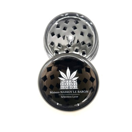 Grinder CBD noir 60 mm | Maison NASSOY-LE BARON