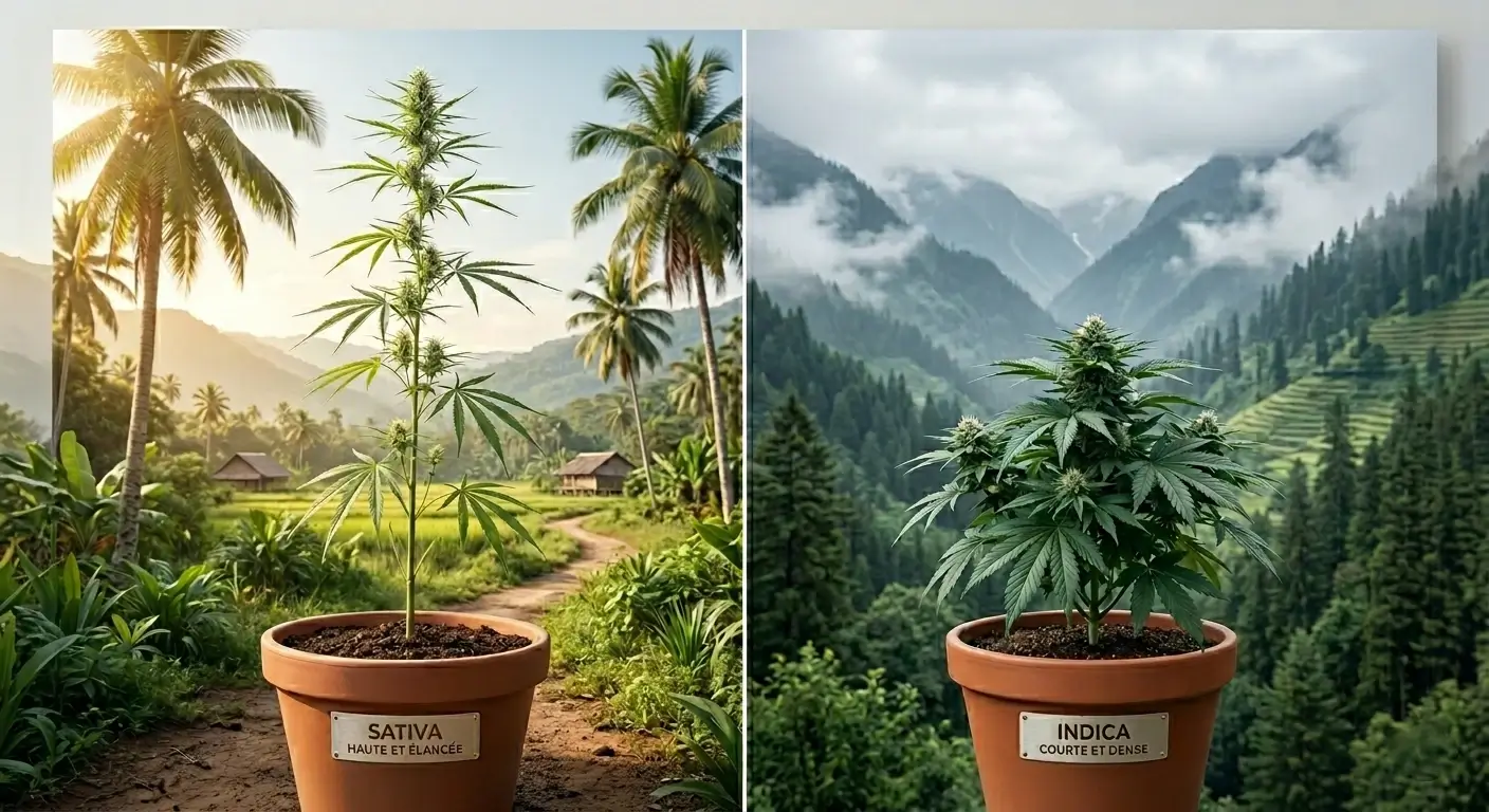 Sativa vs Indica : comprendre la différence